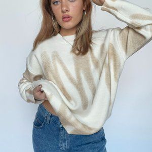 Unfayzd Apparel Spray Paint Sweater in Small and Medium